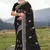Women'S Black Glitter Coding embroidered Georgette Saree With Blouse Piece By Manu Fashion Era