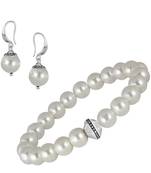   combo of semi-precious reiki gemstone onyx beaded bracelet and earrings silver plated for women and girls