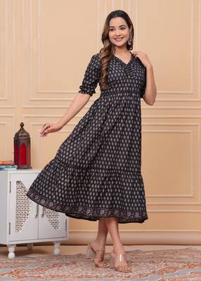 Black Lurex Luxury Dress 2
