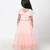 Peach polyester lehenga choli set