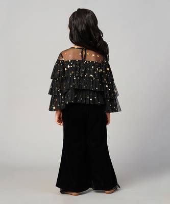 Black polyester co-ord set 2