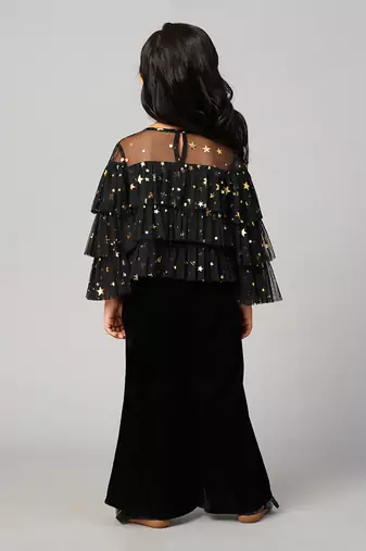Black polyester co-ord set