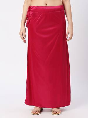 Neckbook Satin Pink Color Petticoat 1
