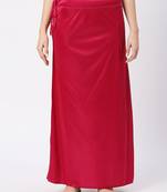 Neckbook Satin Pink Color Petticoat