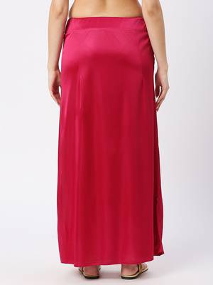 Neckbook Satin Pink Color Petticoat 4
