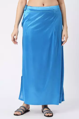 Neckbook Satin Turquoise  Color Petticoat