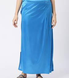 Neckbook Satin Turquoise  Color Petticoat