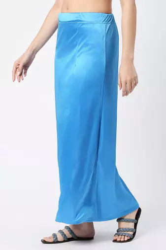 Neckbook Satin Turquoise  Color Petticoat