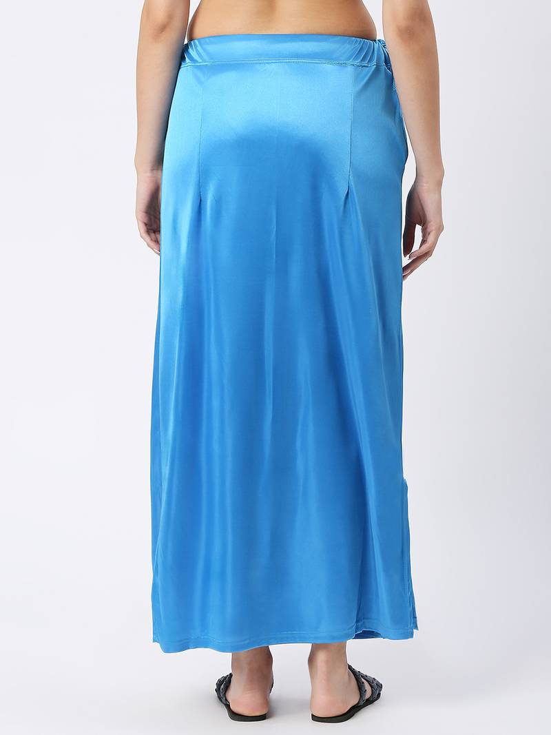 Neckbook Satin Turquoise  Color Petticoat