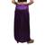 Neckbook Satin Dark Purple Color Petticoat