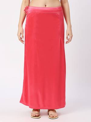 Neckbook Satin Hot Pink  Color Petticoat 1