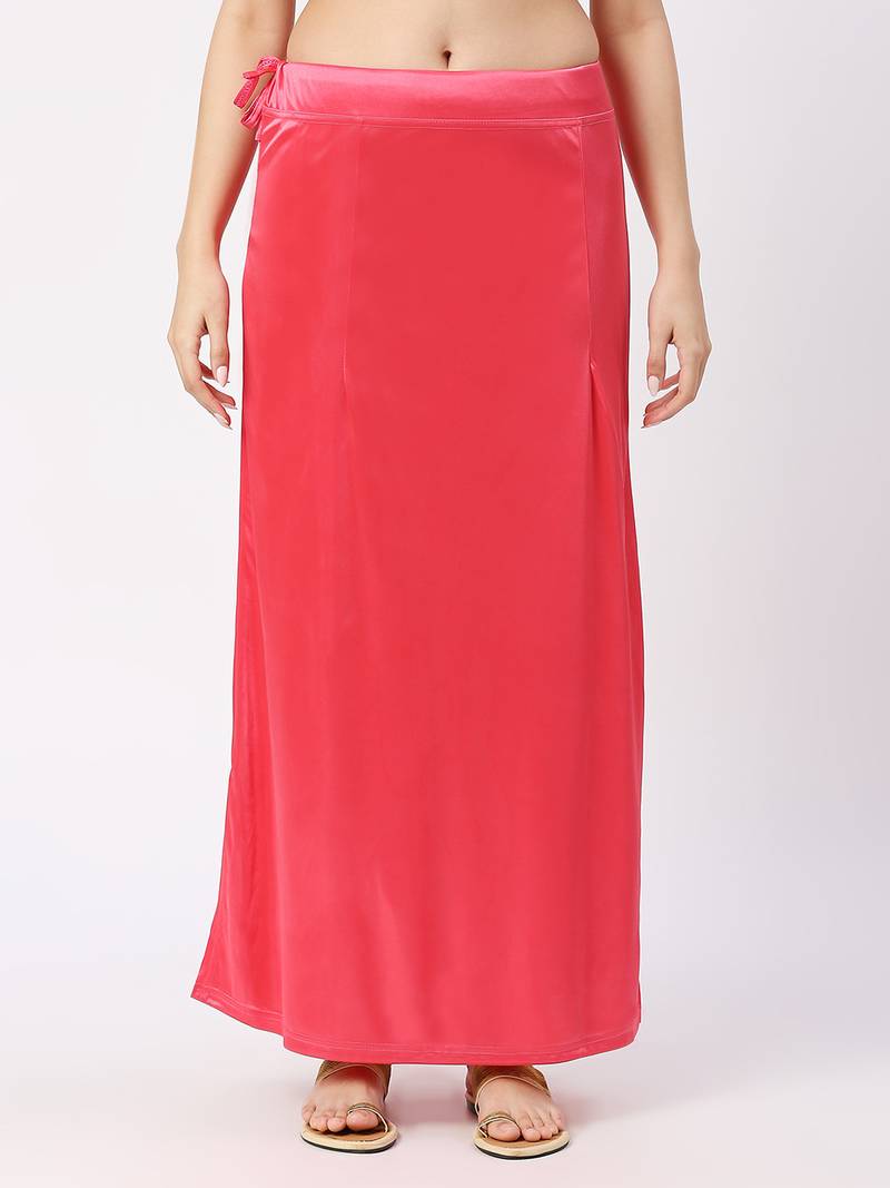 Neckbook Satin Hot Pink  Color Petticoat