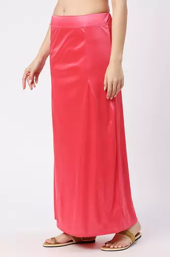 Neckbook Satin Hot Pink  Color Petticoat