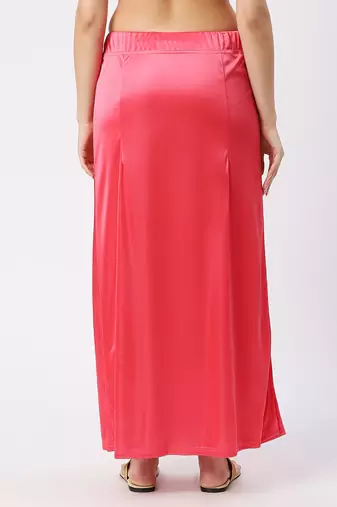 Neckbook Satin Hot Pink  Color Petticoat