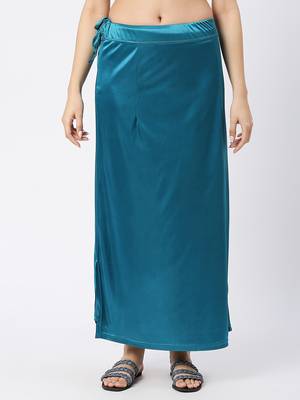 Neckbook Satin Dark Turquise Color Petticoat 1