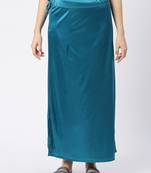Neckbook Satin Dark Turquise Color Petticoat