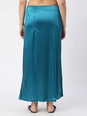 Neckbook Satin Dark Turquise Color Petticoat 4
