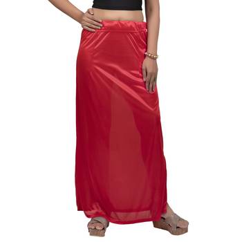 Neckbook Satin Tamato Color Petticoat 1
