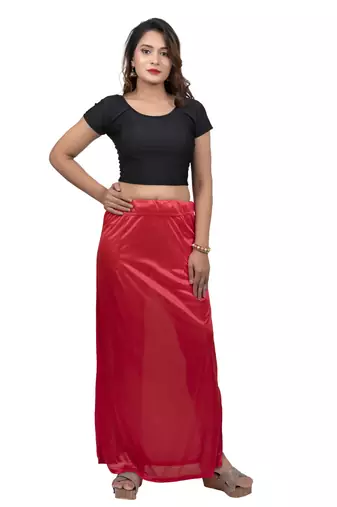 Neckbook Satin Tamato Color Petticoat
