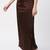 Neckbook Satin Brown Color Petticoat