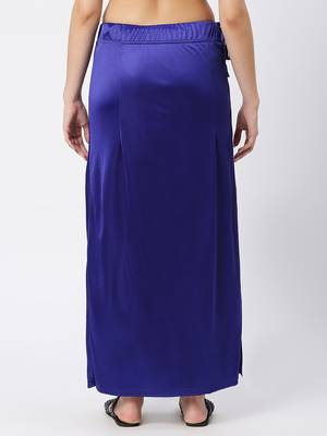 Neckbook Satin Royal Blue Color Petticoat 4