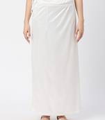 Neckbook Satin Off White  Color Petticoat