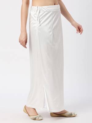 Neckbook Satin Off White  Color Petticoat 3