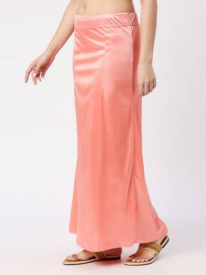 Neckbook Satin Peach Color Petticoat 2