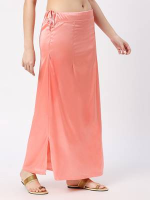 Neckbook Satin Peach Color Petticoat 3
