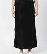 Neckbook Satin Black Color  Petticoat