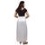 Neckbook Satin White Color Petticoat