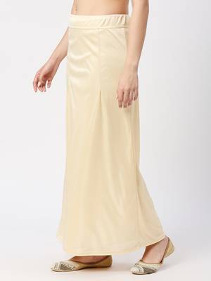 Neckbook Satin Light Cream Color Petticoat 2