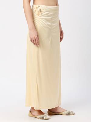 Neckbook Satin Light Cream Color Petticoat 3
