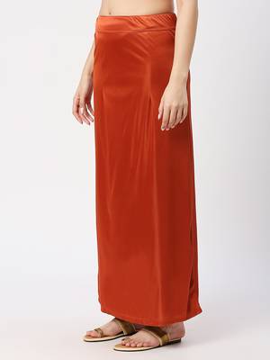 Neckbook Satin Rust Color Petticoat 2
