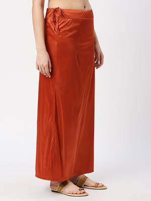 Neckbook Satin Rust Color Petticoat 3