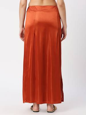 Neckbook Satin Rust Color Petticoat 4
