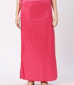 Neckbook Satin Dark Pink Color Petticoat