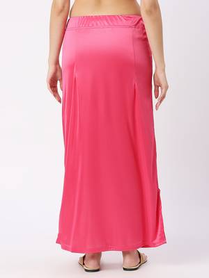 Neckbook Satin Dark Pink Color Petticoat 4