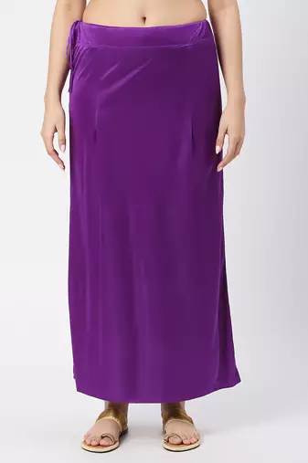 Neckbook Satin Lavender Color Petticoat