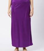 Neckbook Satin Lavender Color Petticoat