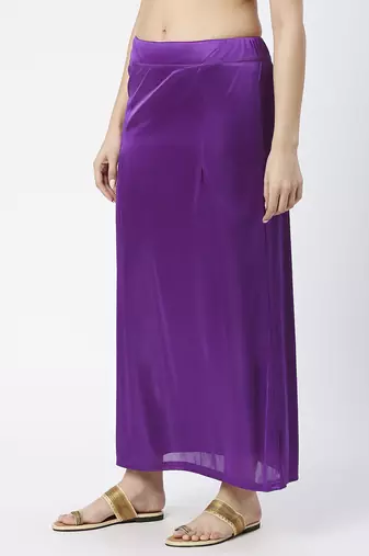 Neckbook Satin Lavender Color Petticoat