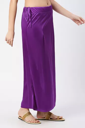 Neckbook Satin Lavender Color Petticoat