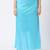 Neckbook Satin Sky Blue Color Petticoat