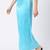 Neckbook Satin Sky Blue Color Petticoat
