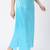 Neckbook Satin Sky Blue Color Petticoat