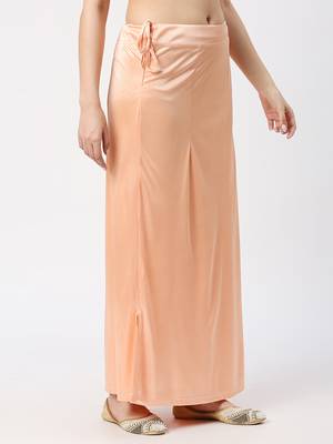 Neckbook Satin Light Peach Color Petticoat 3
