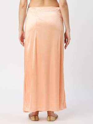 Neckbook Satin Light Peach Color Petticoat 4