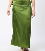 Neckbook Satin Olive Color Petticoat