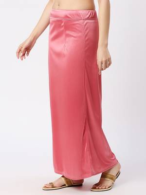 Neckbook Satin Pink Color Petticoat 2
