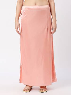 Neckbook Satin Pink Color Petticoat 1